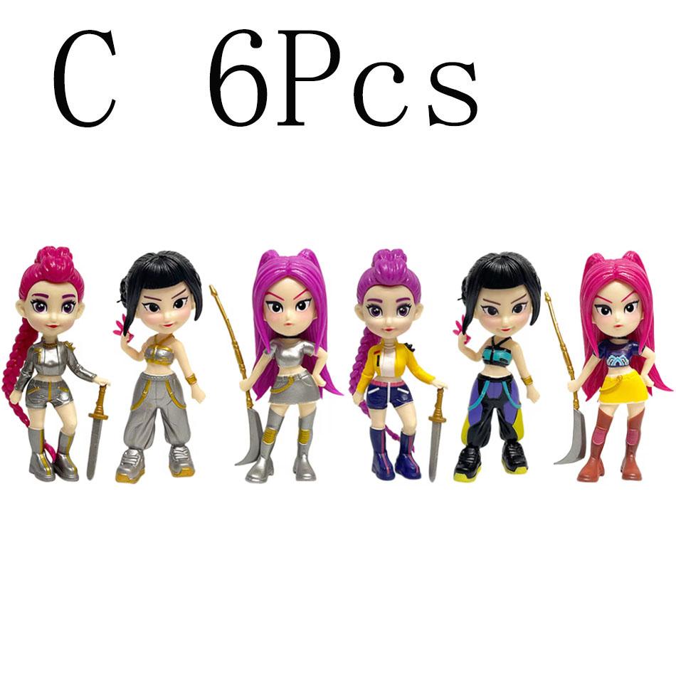 2027  Kpop Lovec na démony Rumi Zoe Mira anime polyvinylchloridová sbírka postav stolní drobnosti Dětský novoroční dárek