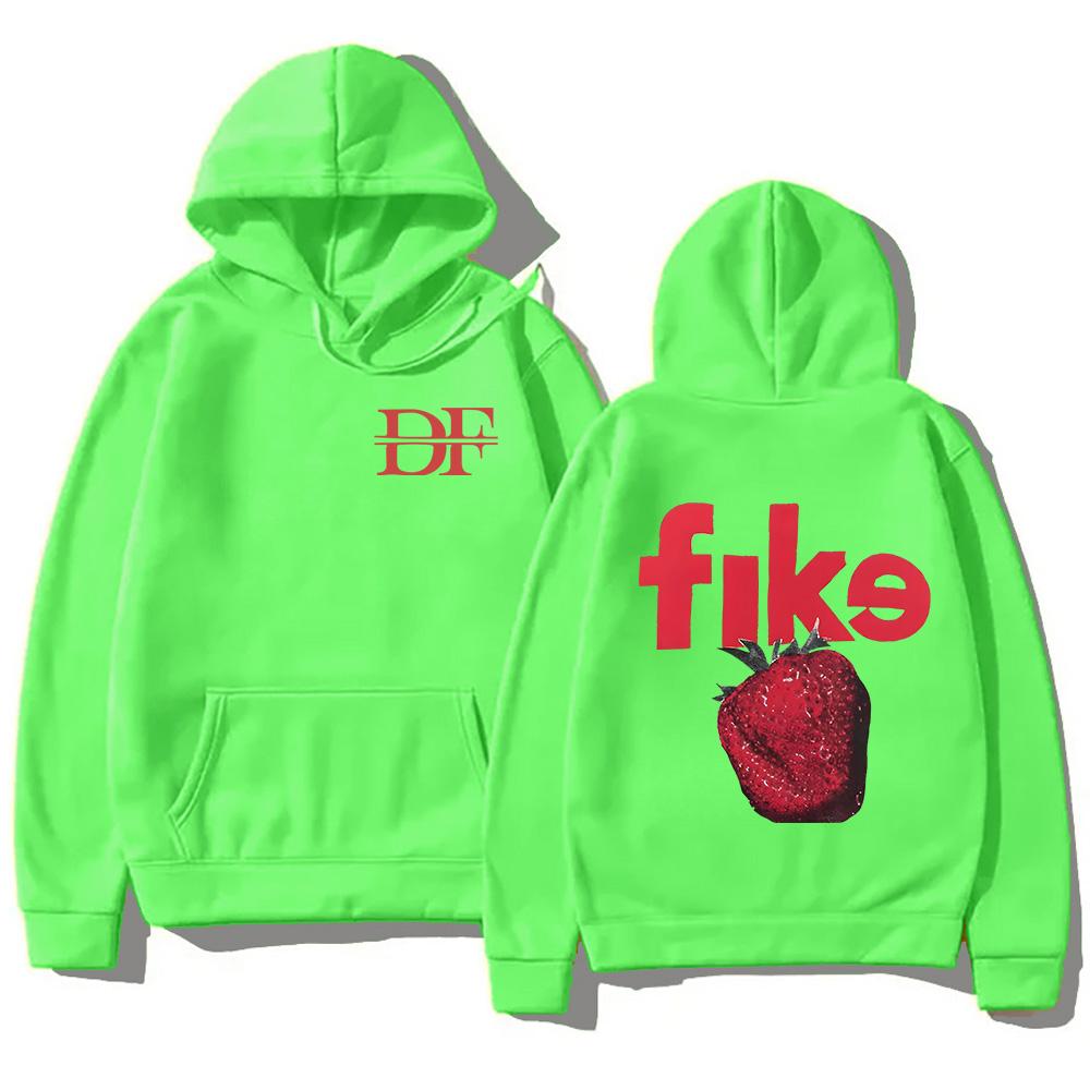 Dominic Fike Strawberry Hoodie Unisex Hiphop Style Sweatshirts  Artist Band Casual Clothes  Alternative Music Concert Tour Hoody