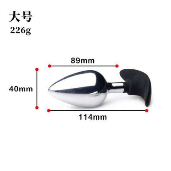 Men's and Women's Outdoor Wear Boat Anchor Metal Silicone Base Butt Plug Expansion Back Court Bolt Adult Sex Product Toys