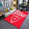 Red Carpet with AC Monza Logo suitable as a non-slip mat for the living room or bedroom sofa