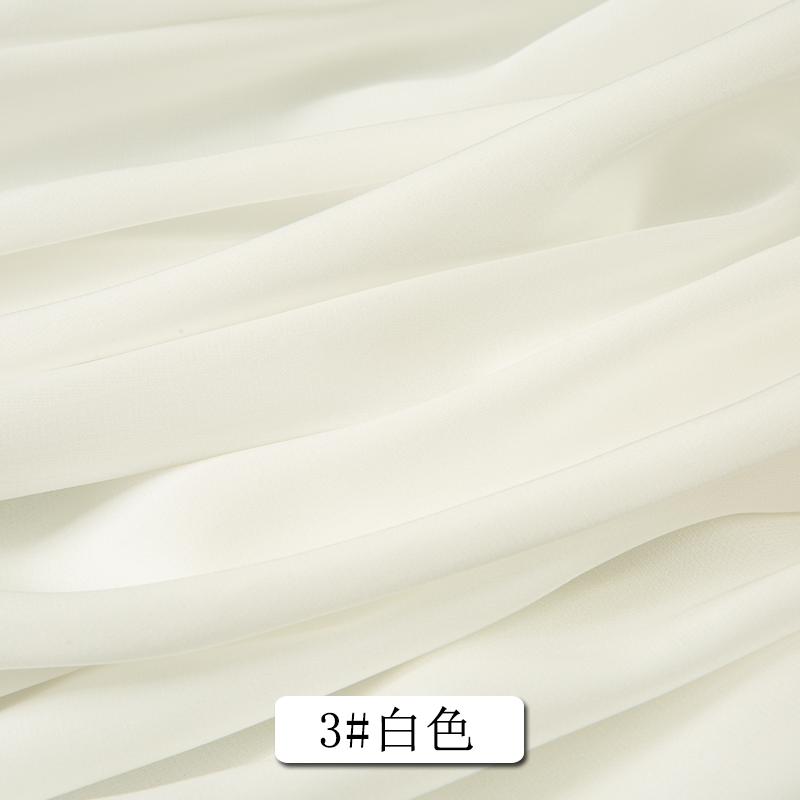 0.5m/1m/2m Soft Opaque Satin Chiffon Fabric For Home Wear, Clothing Skirts, Shirt linings,Pajamas, Handmade DIY Clothing Fabric