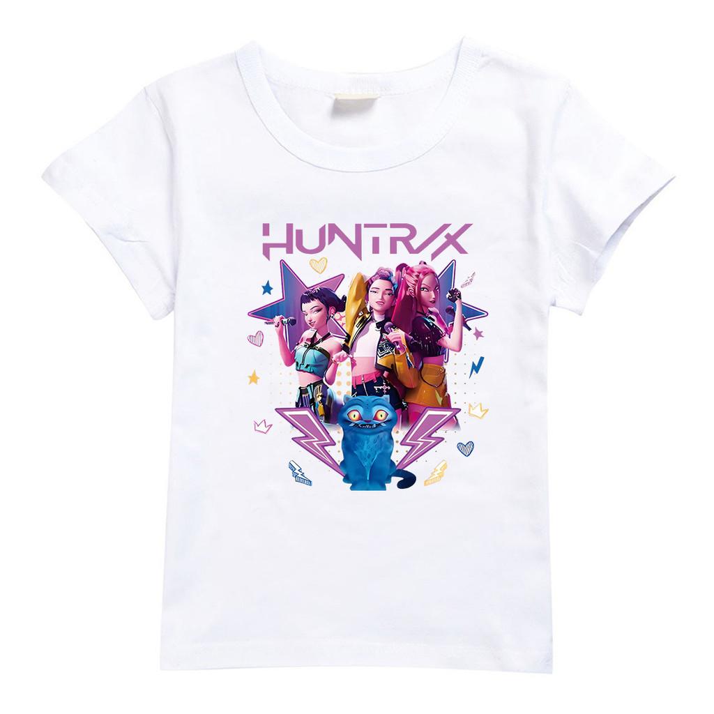 

A4037 Kids Girls Rumi Mira Zoey Print Casual T-Shirt 100cm белый