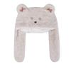 Cartoon Bear Plush Hat Autumn and Winter Scarf Hat Integrated Hat Thickened Windproof Warm Versatile Scarf