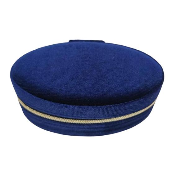Mini Jewelry Box Portable Velvet Zipper Jewelry Box Compact Jewelry