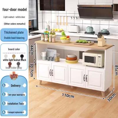 Modern Aluminum Kitchen Prep & Storage Cabinet