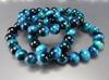 [Stone Town] Popular AA Natural Marine Blue Tiger Eye Bracelet with Approximately 10mm Beads