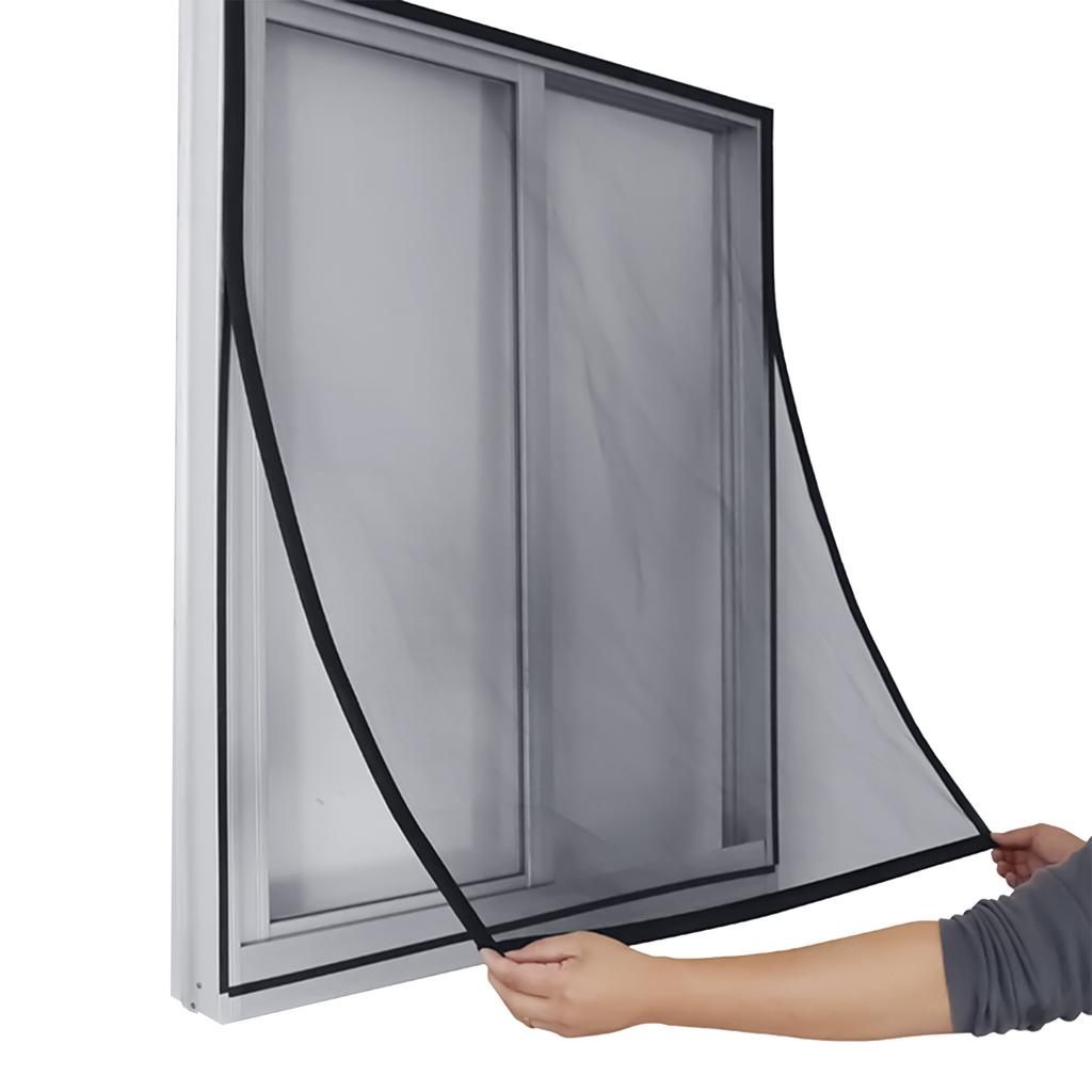 60*100CM Raamhor Zelfklevend Muggenhor voor Raam Geen Boren Muggennet voor Keuken Slaapkamer Badkamer