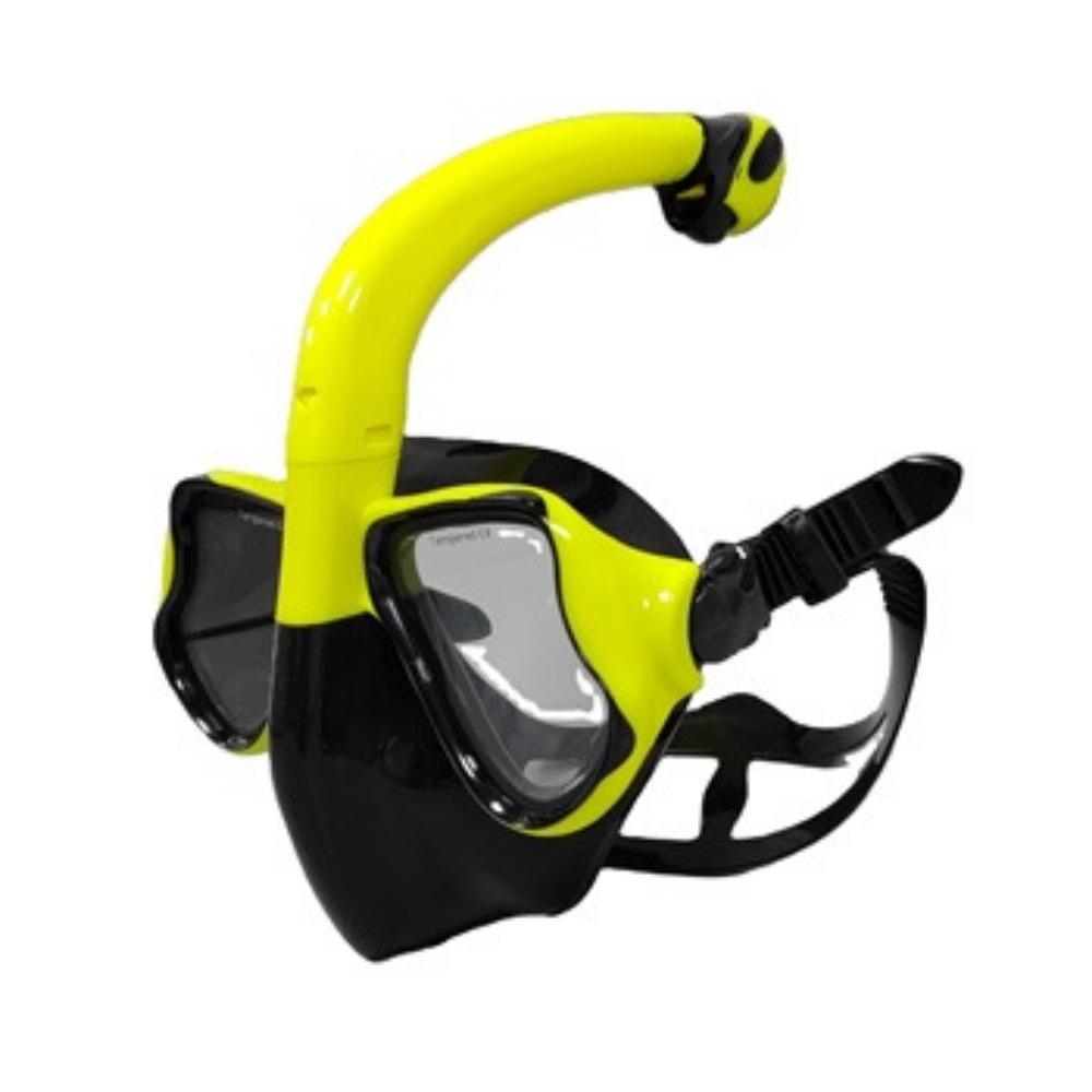 Masque de snorkeling entièrement sec, lunettes de snorkeling amovibles