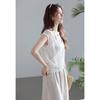 VICTORIA&VERA Hollow Deep V Knit Top & Camisole Set