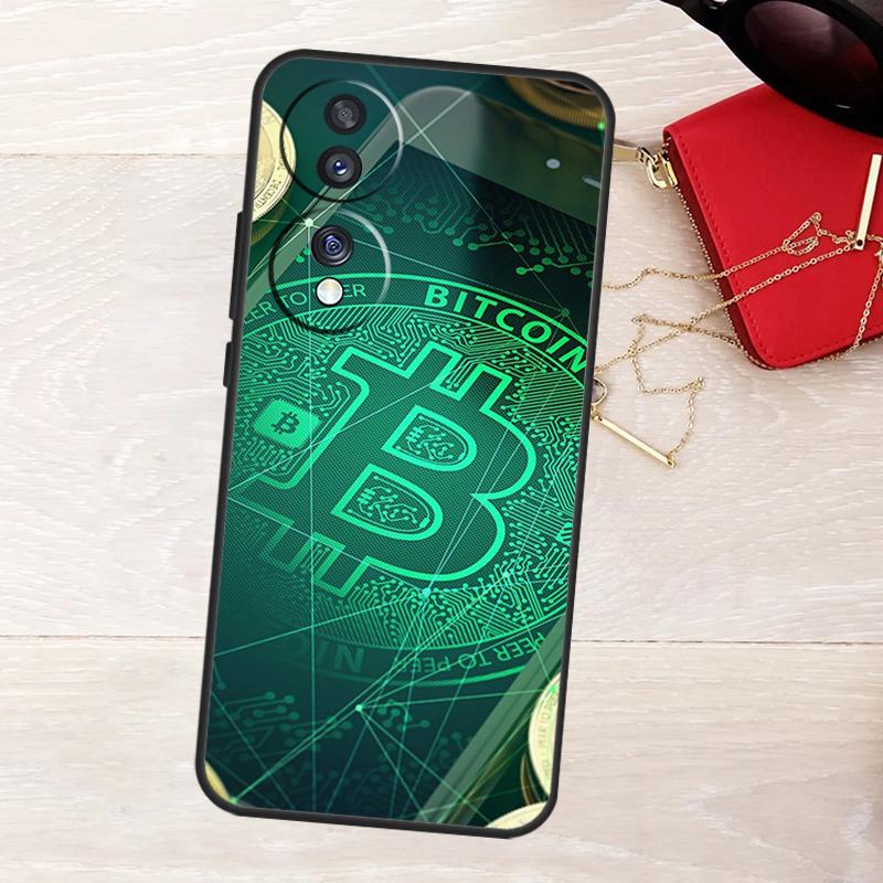 Bitcoins Coin Case For Honor Magic 8 5 6 7 Lite X9a X9b X9c X9d X8b X8c Win RT 50 70 90 200 400 Pro Cover