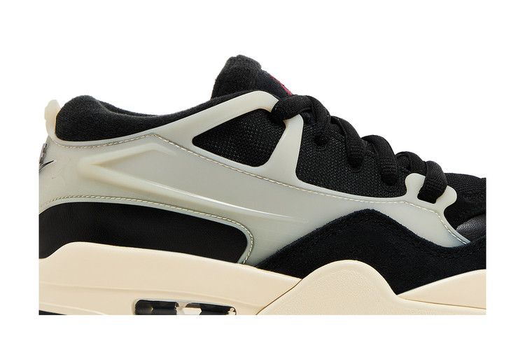 Kids' Sneakers Jordan 4 RM Black Sail (GS) Black/Gym Red/Sail/Coconut Milk