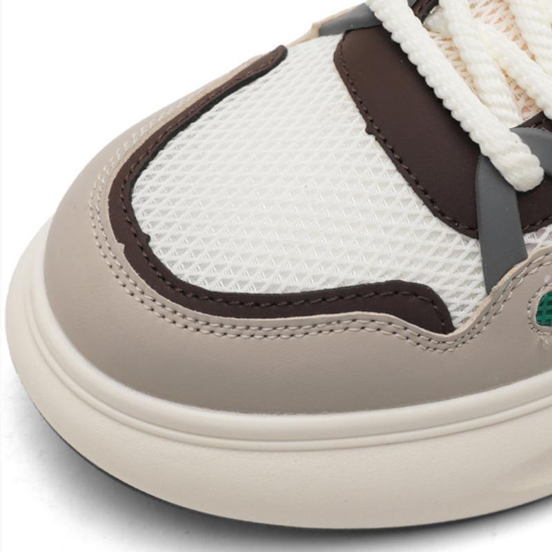 Breathable Mesh Men's Sports Shoes Korean Version Men's Casual Shoes Versatile Running Flats Comfortable EVA Insoles Board Shoes