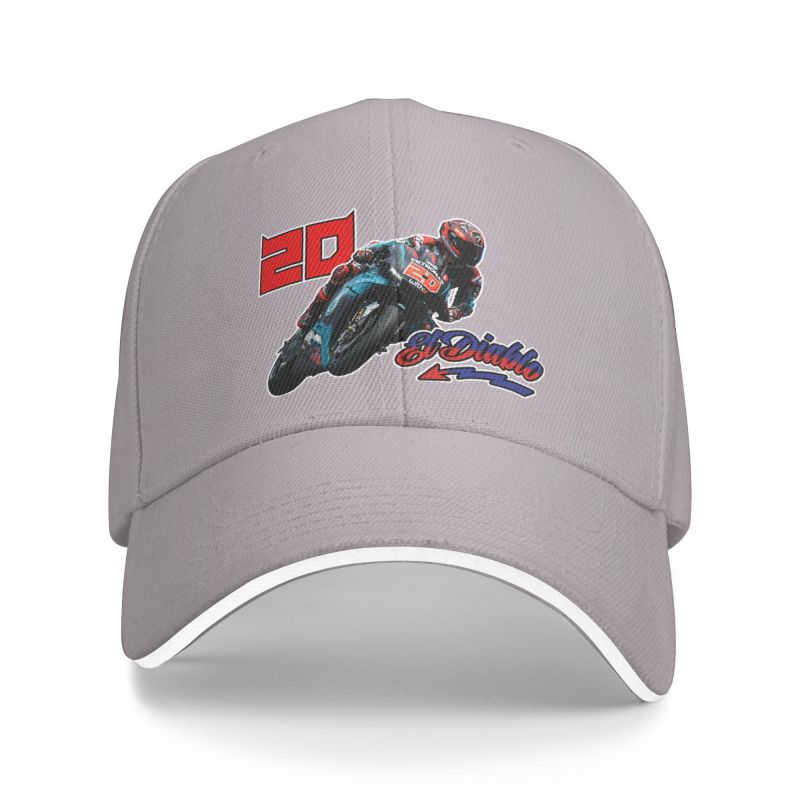 Coole Motorradrennen Baseballkappe Herren Damen Custom Verstellbar Erwachsene Fabio Quartararo El Diablo 20 Dad Hat Sommer