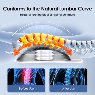 Rückenstrecker für untere Rückenmuskulatur Entspannung Fitness Lendenwirbelsäule Halswirbelsäule Körperlich Manuell Airbag Taille Traktionsstützbrett