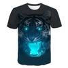 Summer Colorful Tiger 3D Digital Printed Animal T-shirt Men's Women's Short Sleeves Shirt