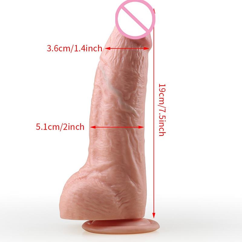 Realistické dildo s prísavkou na penis pre ženu