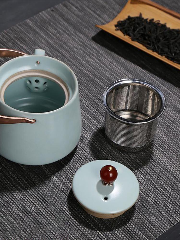 Tea Steeper Stainless Steel Fine Mesh Strainers Large Capacity Teapot Infuser Filter For Tea Leafs And Spices Straining