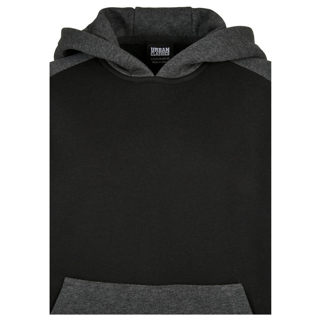 Urban Classics Boys Two Tone Fake Raglan Hoodie