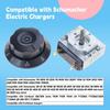 120 Minutes Mechanical Timers Replacement Set Including Knob and Mounting Screws for Chargers Timers Compatibility