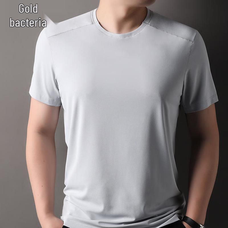 Jin Ju Men s Summer Round Neck Thin T-Shirt L