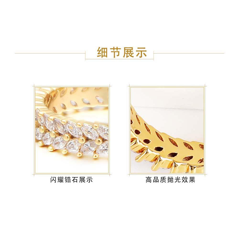 All the way with your ring crystal creative jewelry women's ring European and American style ring jewelry