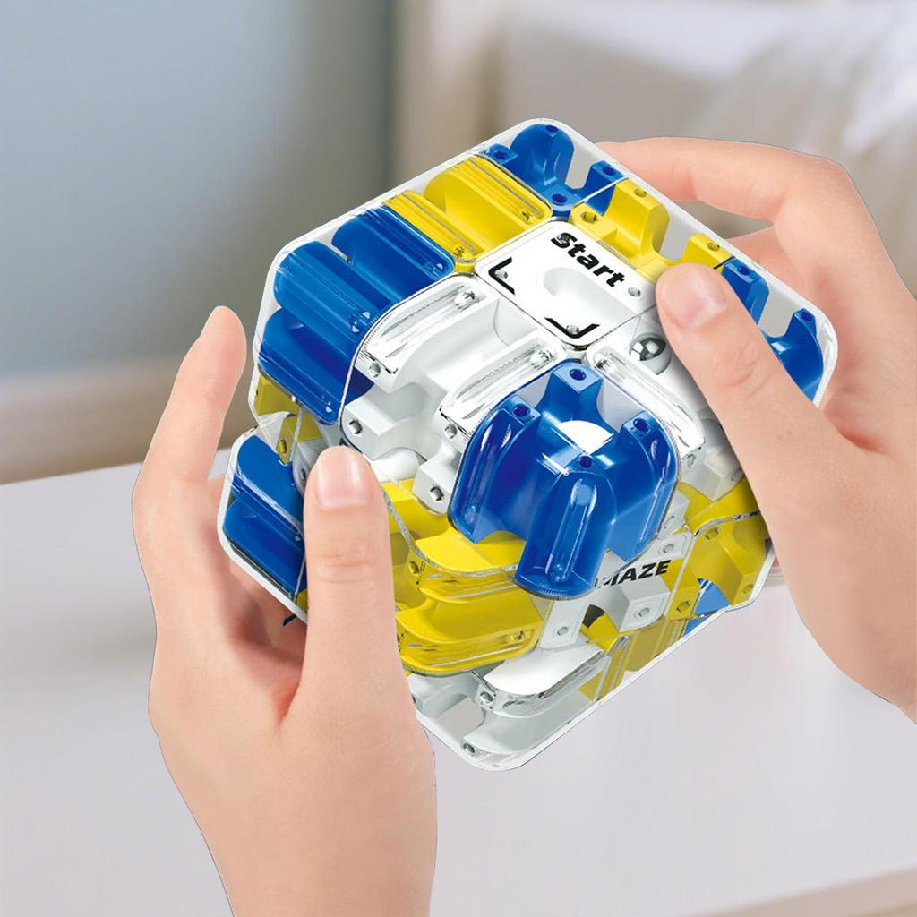 3D Maze Magic Cube Puzzle Toy Labyrinth Rolling Ball Magic Cube Release Stress Autism Anxiety Adult Kids Relief Anti-Stress Toys