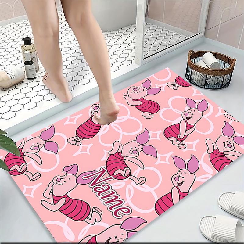 Custom Name Dumbo Circus Adventure Carpet Rug Customizable Soft Washable Anti-Slip Home Living Room Sofa Mats Personalized Rug. 0909427