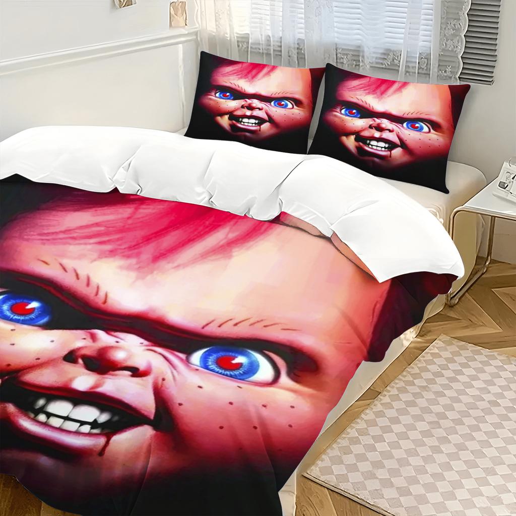Lusso Nuovo Stampa 3D Film Horror Chucky Set Biancheria da Letto Singolo Twin Matrimoniale Queen King Size Set Biancheria da Letto Adulto Bambino Camera da Letto Biancheria da Letto Regalo