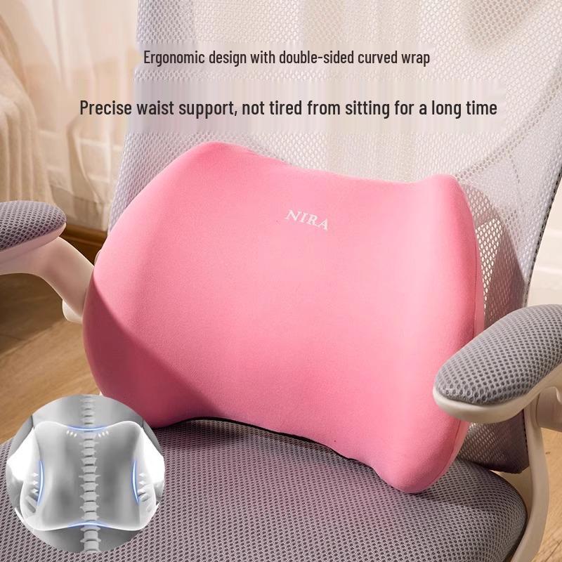 Car and Office Lumbar Cushion: Back Support for Driving and Long Sitting