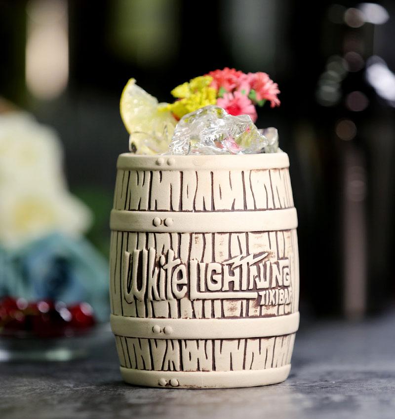 Tiki Bar Tiki MUG Keller Hawaii Cocktail Glass Martini Ceramic Mugs Creative Cup Easter Island Mugs Halloween Gift for Bar Tools