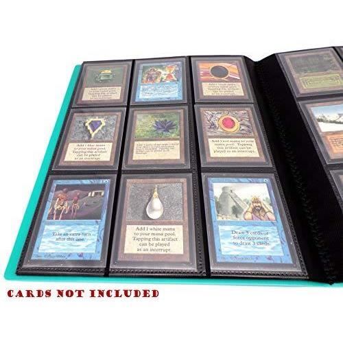 Docsmagic.De Pro-Player 9-Pocket Album Mint - 360 Card Binder - MTG - PKM - YGO - Classeur pour Jeu de Cartes Aqua
