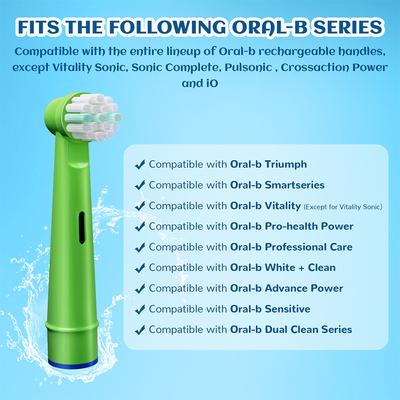 4/8/12/20pcs Replacement Brush Heads Compatible with Oral B Electric Toothbrush, Professional Toothbrushes Head for Pro 1000 500