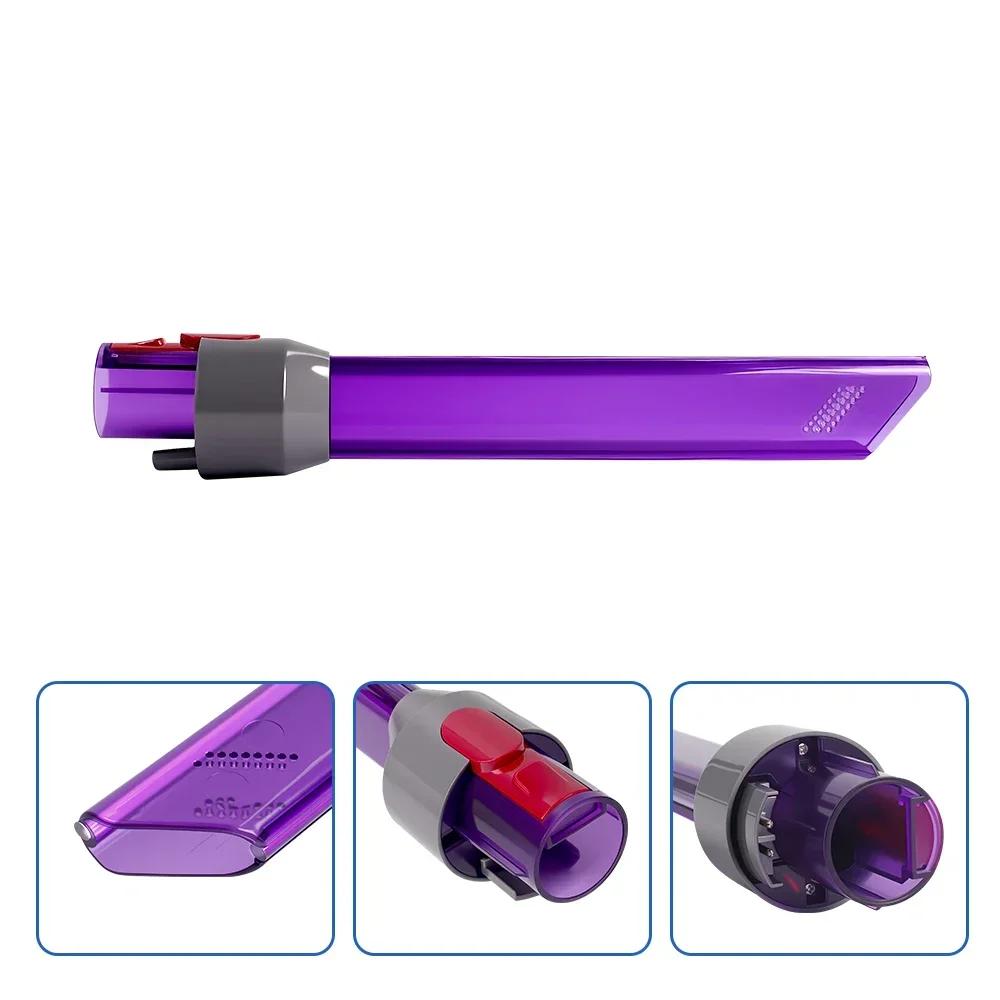 Crevice Nozzle Tool For Dyson V7 V8 V10 V11 V15 Cordless Vacuum Cleaner Floor Cleaning Parts LED Light Pipe Nozzle Accessories