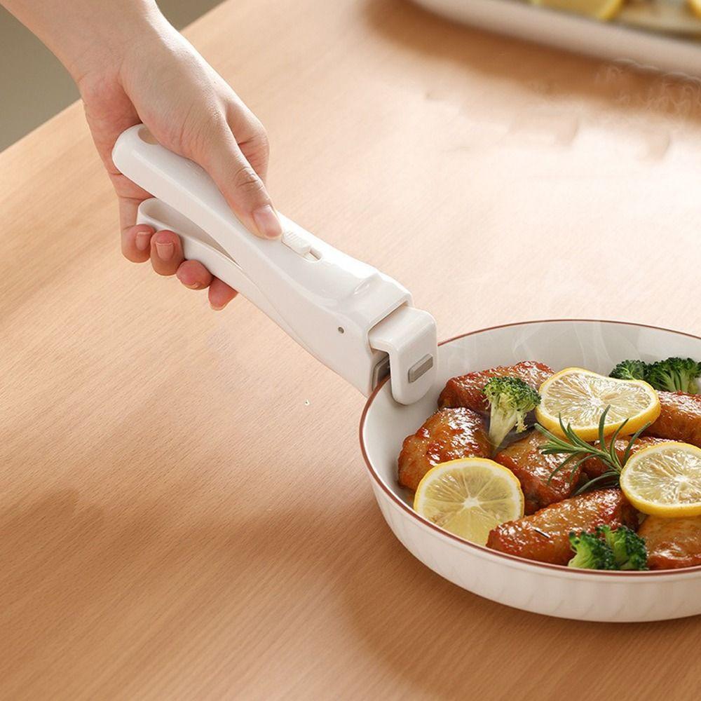 Silicone Anti-Scald Clip Heat-Resistant Pan Gripper Hot Dish Gripper Bowl Holder  Steaming Pots