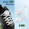 Swivel Buckle Laces Adults Kids Unisex Shoe Accessorie No Tie Shoelaces Automatic Shoe Laces Flat Shoelace Casual Shoes Sneakers