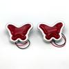 FUKUMIDO 2pcs 24V LED Light Decorative Truck Bus Marker Light Bike Truck Wire Retro Firefly Butterfly Lamp Red