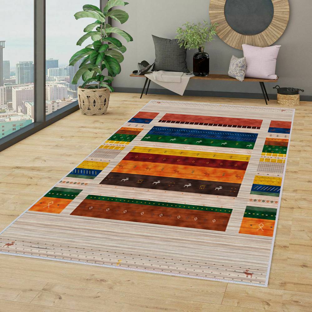 

Eliana Home Washable Printed Carpet LNA1327-HS-515 50x80 красный