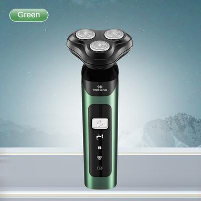 Electric Shaver for Men Waterproof Electric Trimmer Razor Wet Dry Display 3D Floating Blade Full Body Washable Gifts USB Recharg