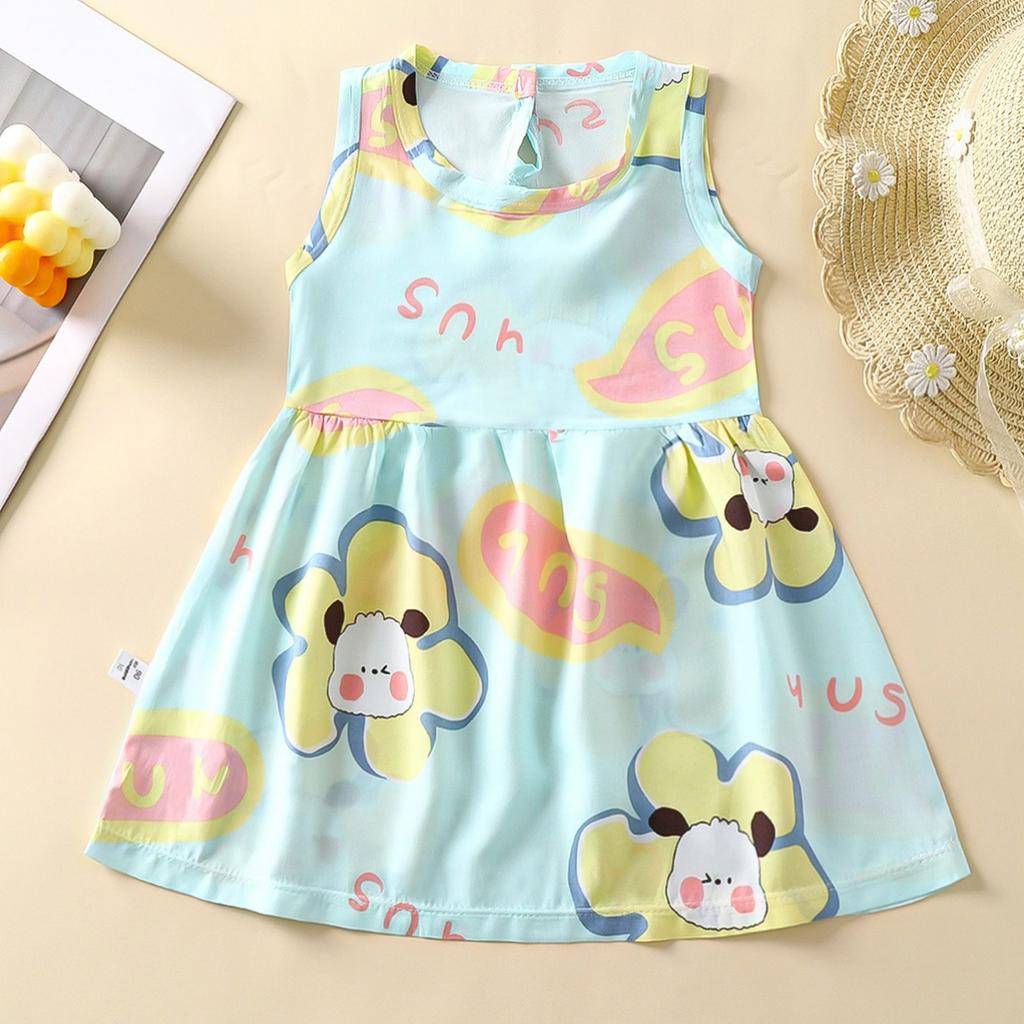 Children's Clothing Baby Princess Dress Girls Dress Children's Summer Dress Children's Skirt Artificial Cotton Cotton A-line Skirt