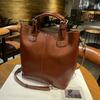 Factory Top Layer Cowhide Large Capacity Tote Bag Genuine Leather Women's Versatile Vegetable Tanned Handbag Crossbody