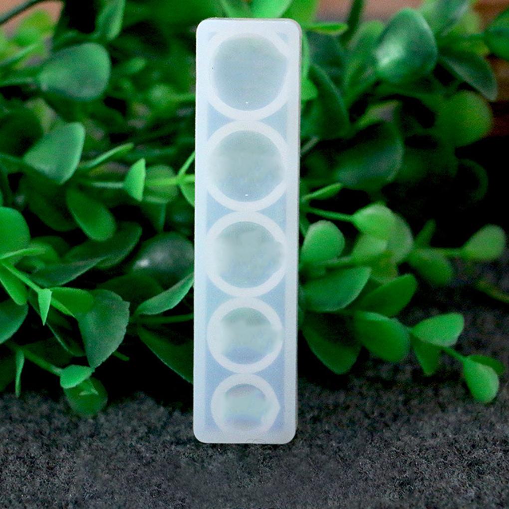 Round Silicone Jewelry Mold Earring Necklace Pendant Mould DIY Craft Tool Jewelry Making Mould