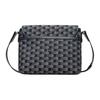 Bally Pennant Logo Adjustable Shoulder Strap Cotton Denim Crossbody Bag Men Bags Blue 6306629
