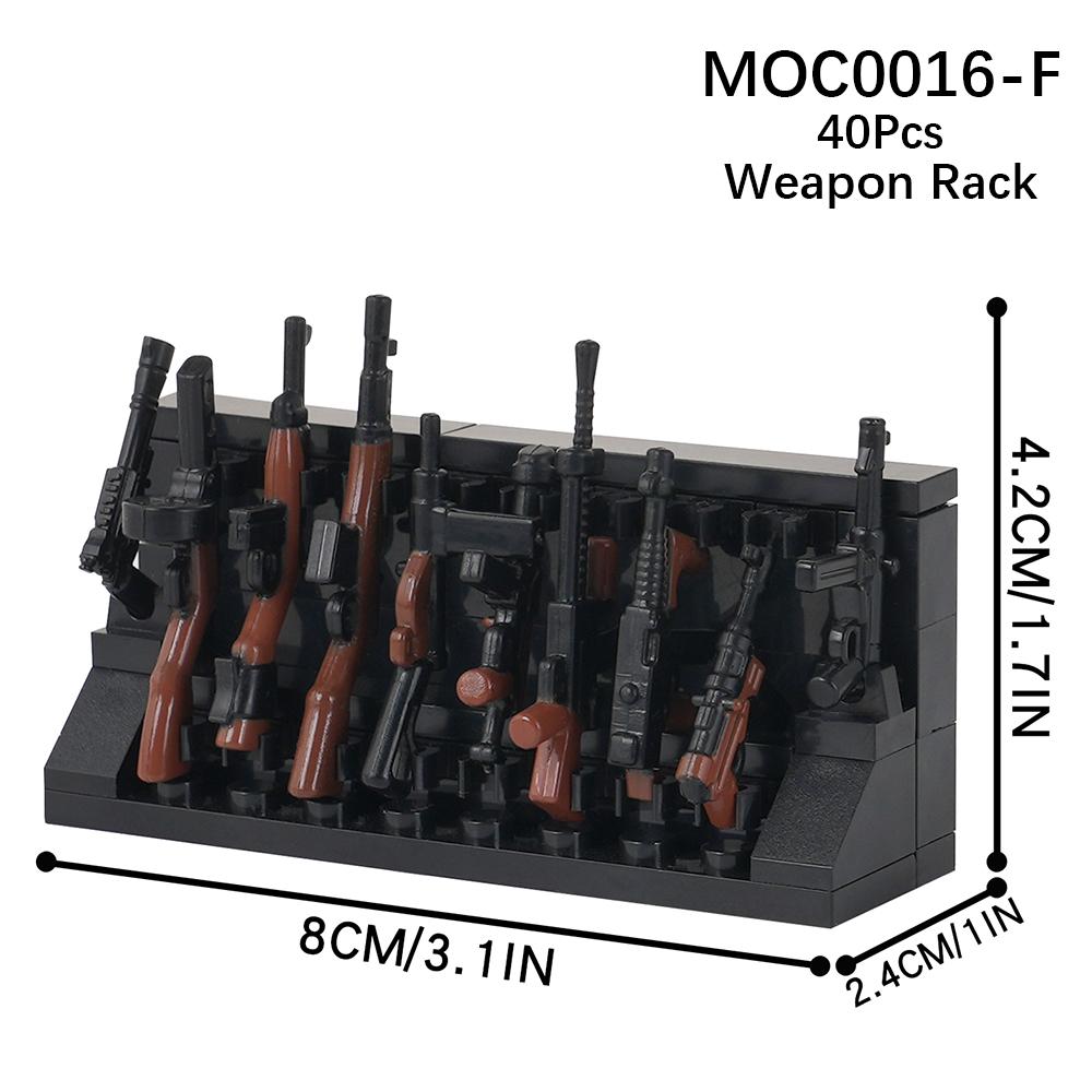 

MOC Стойка для оружия Кирпичики Вторая мировая война Оружие Война Военный Снайперская винтовка Совместимая фигурка Строительные блоки Подарок для друзей Игрушки для детей Взрослых