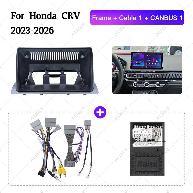 Honda CRV 23-26 Android DVD Navigation Face Frame for 10-inch Console