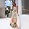 2026 New Europe, America, Cross-border Foreign Trade Express Amazon Degree Casual Linen Suspender Vacation Wind Pendulum Dress