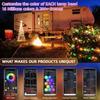20M Dream Color USB 5V LED Sting Light Bluetooth Music APP RGBIC Addressable Fairy Lights Birthday Party Garland Christmas Decor