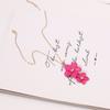 European and American Fresh Design Flowers Niche Sweet High-end Light Luxury Temperament New Summer Girl Cute Necklace