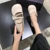 Mary Jane shoes women's shoes 2025 autumn new French with skirt single shoes soft-soled beanie shoes pregnant women small leather shoes