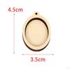 10 Hoops Mini Embroidery Pieces Frame Frames Wood Display For Charm Pendants