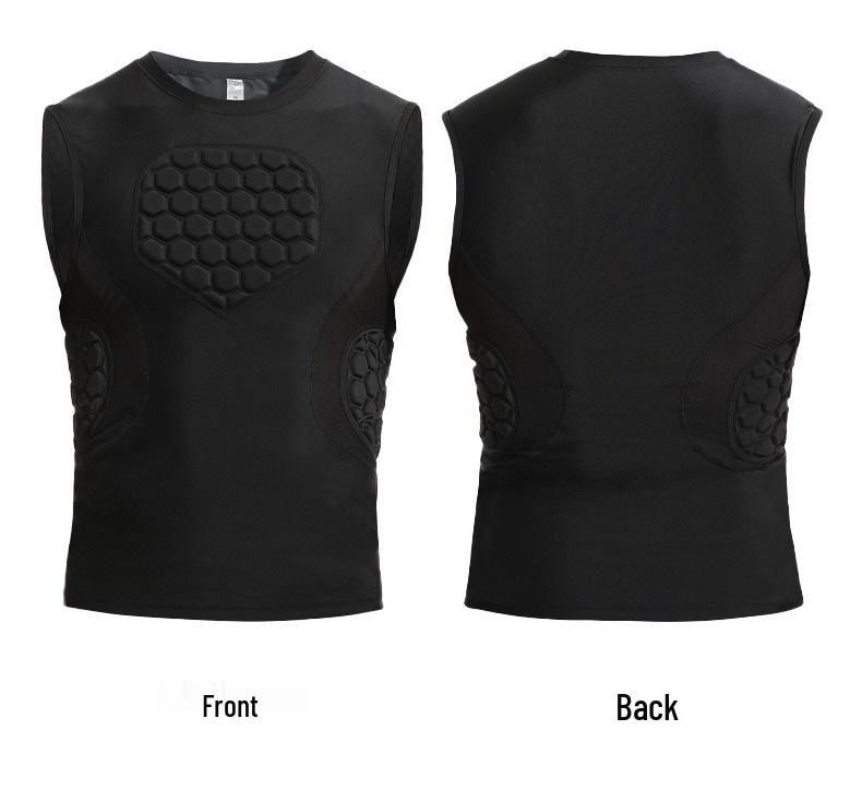 Rugby/Football Anti-collision Protective Gear Set: Padded Pants & Shoulder Pads for Goalkeepers - Tight-fitting, 3D Sports Equipment
